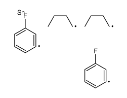 二丁基双(3-氟苯基)锡烷 结构式