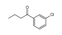 1-(3-氯苯基)-1-丁酮 结构式
