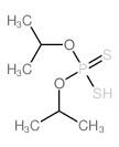 二硫代磷酸-O,O-二(1-甲基乙基)酯 结构式