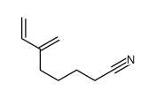 6-亚甲基-7-辛烯腈 结构式