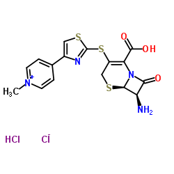 头孢洛林母核 结构式
