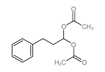 3-苯基丙烷-1,1-二基二乙酸酯 结构式