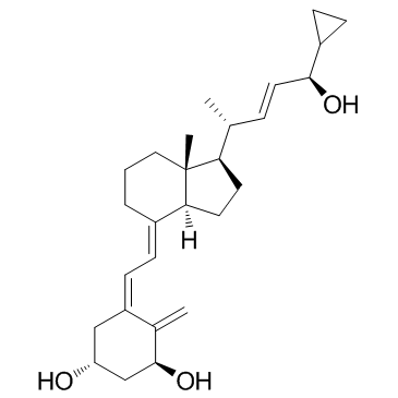 24R-卡泊三醇 结构式