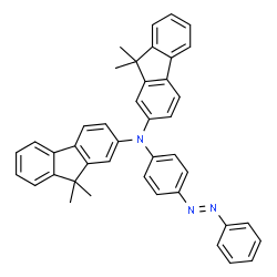 4-[双(9,9-二甲基芴-2-基)氨基]偶氮苯 结构式