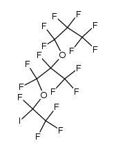 1-碘-2,5-二氧杂-1,3,3,4,6,6,7,7,8,8,8-十一氟-1,4-双(三氟甲基)辛烷 结构式
