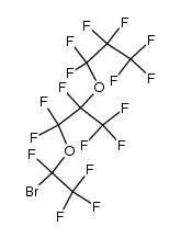 1-(1-溴-1,2,2,2-四氟乙氧基)-1,1,2,3,3,3-六氟-2-(全氟丙氧基)丙烷 结构式