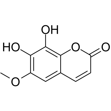 秦皮素 结构式