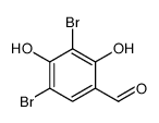 3,5-二溴-2,4-二羟基苯甲醛 结构式