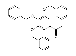 1-[3,4,5-三(苄氧基)苯基]乙酮 结构式