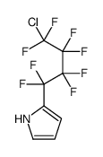 2-(4-氯-1,1,2,2,3,3,4,4-八氟丁基)-1H-吡咯 结构式