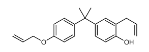 4-[2-(4-烯丙氧基苯基)丙-2-基]-2-烯丙基苯酚 结构式