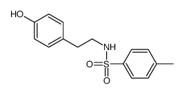 N-[2-(4-羟苯基)乙基]-4-甲基苯磺酰胺 结构式