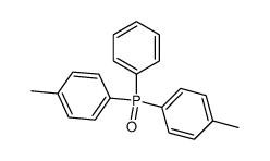 phenyldi-p-tolylphosphine oxide 结构式