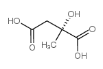 D-(-)-柠苹酸 结构式