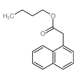 1-萘乙酸丁酯 结构式