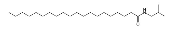 N-(2-甲基丙基)二十碳酰胺 结构式