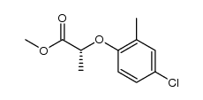 2-(4-氯-2-甲基苯氧基)丙酸甲酯 (2R)- 结构式