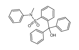 2-(羟基二苯甲基)-N-甲基-N-苯基苯磺酰胺 结构式