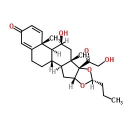 (22R)-Budesonide 结构式