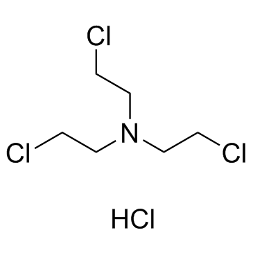 三(2-氯乙基)胺盐酸盐 结构式