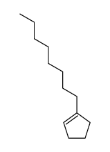 1-octylcyclopentene 结构式