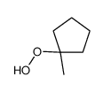 1-氢过氧基-1-甲基环戊烷 结构式