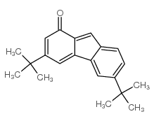 3,6-二叔丁基芴酮 结构式