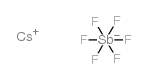 CAESIUM HEXAFLUOROANTIMONATE 结构式