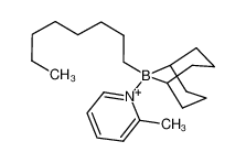 B-辛基-9-硼双环[3.3.1]壬烷-2-甲基吡啶络合物 结构式