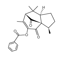 β-毕哌醇苯甲酸酯 结构式