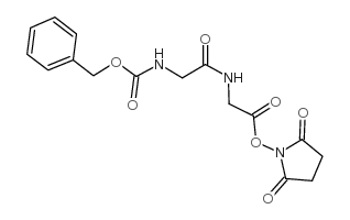 Z-甘氨酰甘氨酸羟基琥珀酰亚胺酯 结构式