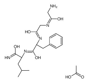DES-TYR1-亮氨酸脑啡肽酰胺乙酸盐 结构式