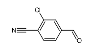 2-氯-4-甲酰基苯甲腈 结构式