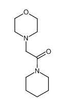 N-(N-吗啉基乙酰基)哌啶 结构式