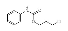 3-氯丙基 N-苯基氨基甲酸酯 结构式