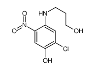 2-氯-4-(3-羟丙基氨基)-5-硝基苯酚 结构式