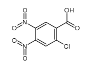 2-氯-4,5-二硝基苯甲酸 结构式