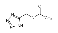 N-乙酰基-5-氨甲基四唑 结构式