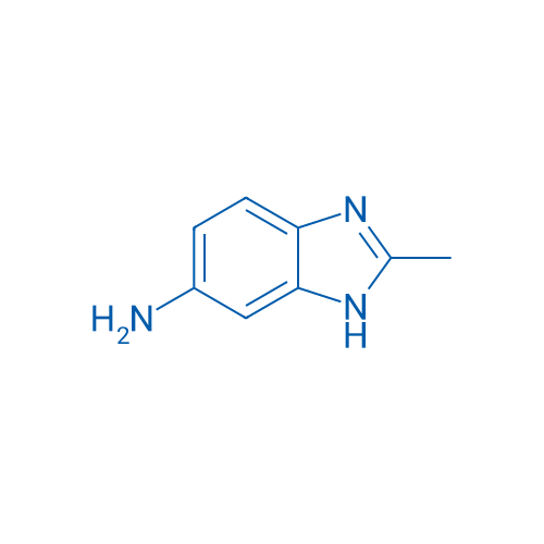 5-氨基-2-甲基苯并咪唑 结构式