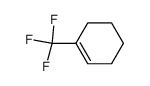 1-(三氟甲基)-1-环己烯 结构式