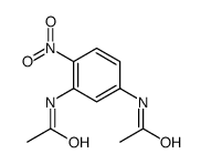 N-(3-乙酰氨基-4-硝基苯基)乙酰胺 结构式