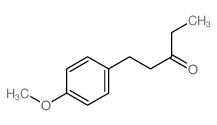 1-(4-甲氧基苯基)戊-3-酮 结构式