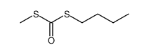 S-丁基-S-甲基二硫代碳酸酯 结构式