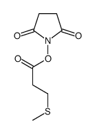 3-(甲硫基)丙酸-2,5-二氧代-1-吡咯烷酯 结构式