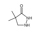 4,4-二甲基吡唑烷-3-酮 结构式