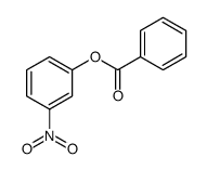 Benzoic acid, 3-nitrophenyl ester 结构式