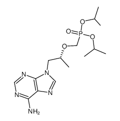 富马酸替诺福韦二异丙酯 结构式