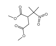 2-(1-甲基-1-硝基乙基)丁二酸-1,4-二甲酯 结构式