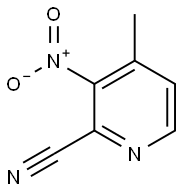 2-氰基-3-硝基-4-甲基吡啶 结构式