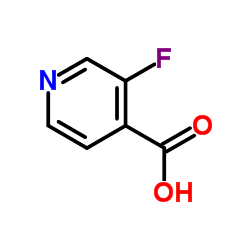 3-氟吡啶-4-甲酸 结构式